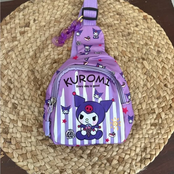 Kuromi Purple Crossbody Bag - Picture 1 of 4